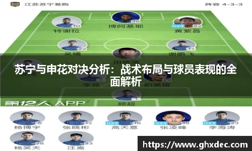 苏宁与申花对决分析：战术布局与球员表现的全面解析